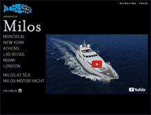 Tablet Screenshot of milos.ca